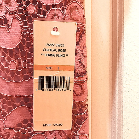 Nanette Lepore Lace Top w/ attached Camisole - Picture 4 of 5